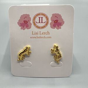 Lisi Lerch Gold Tiger Stud Earrings